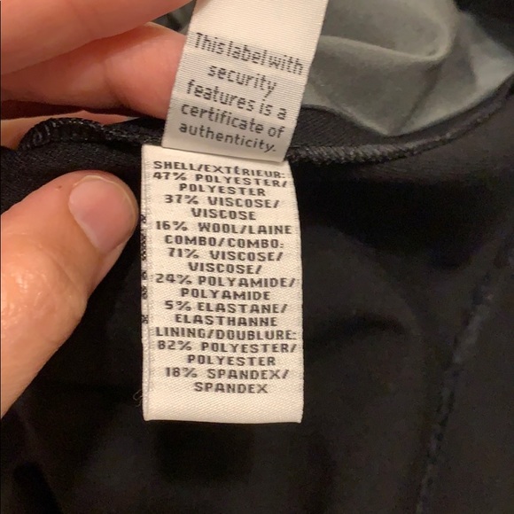 DVF Silver and Black Pencil Skirt - Picture 6 of 6